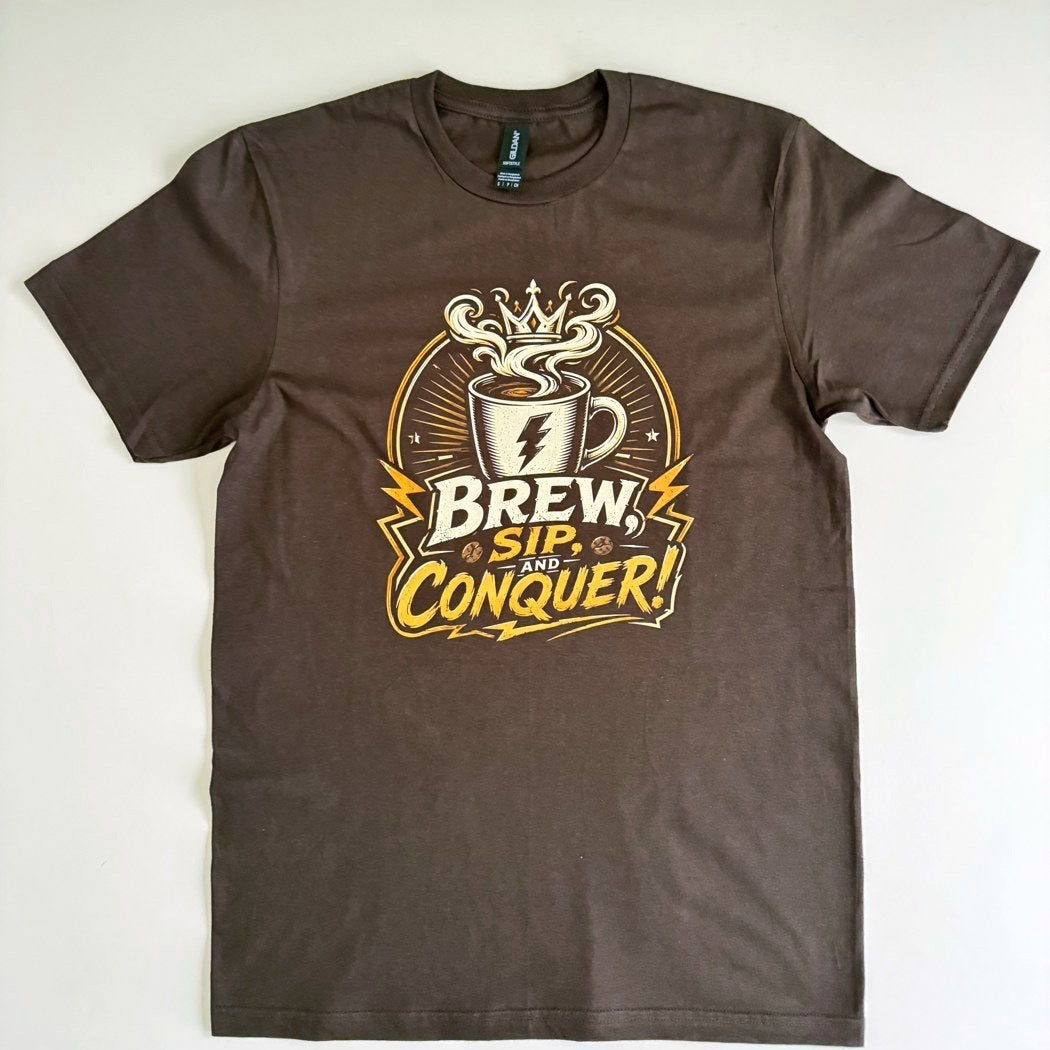 Brew, Sip & Conquer — King Tee