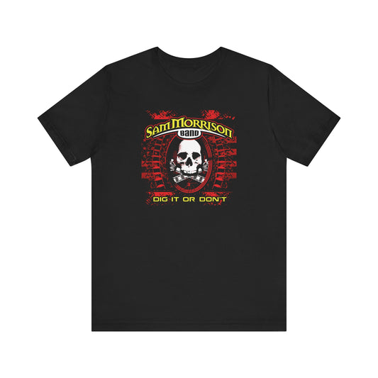 Skull Guitar Unisex Tee - "Dig It Or Don't" Album Artwork