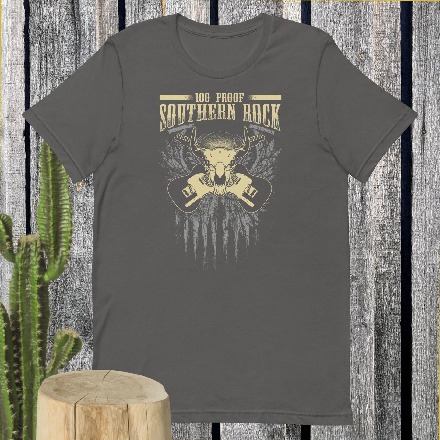 100 Proof Dueling Guitar T - Short-Sleeve Unisex T-Shirt