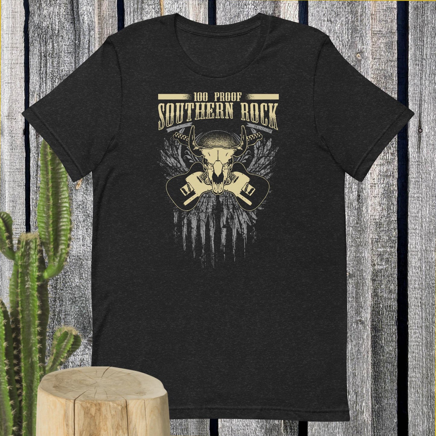 100 Proof Dueling Guitar T - Short-Sleeve Unisex T-Shirt