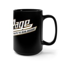 Load image into Gallery viewer, Turn The Page Black Mug 15oz