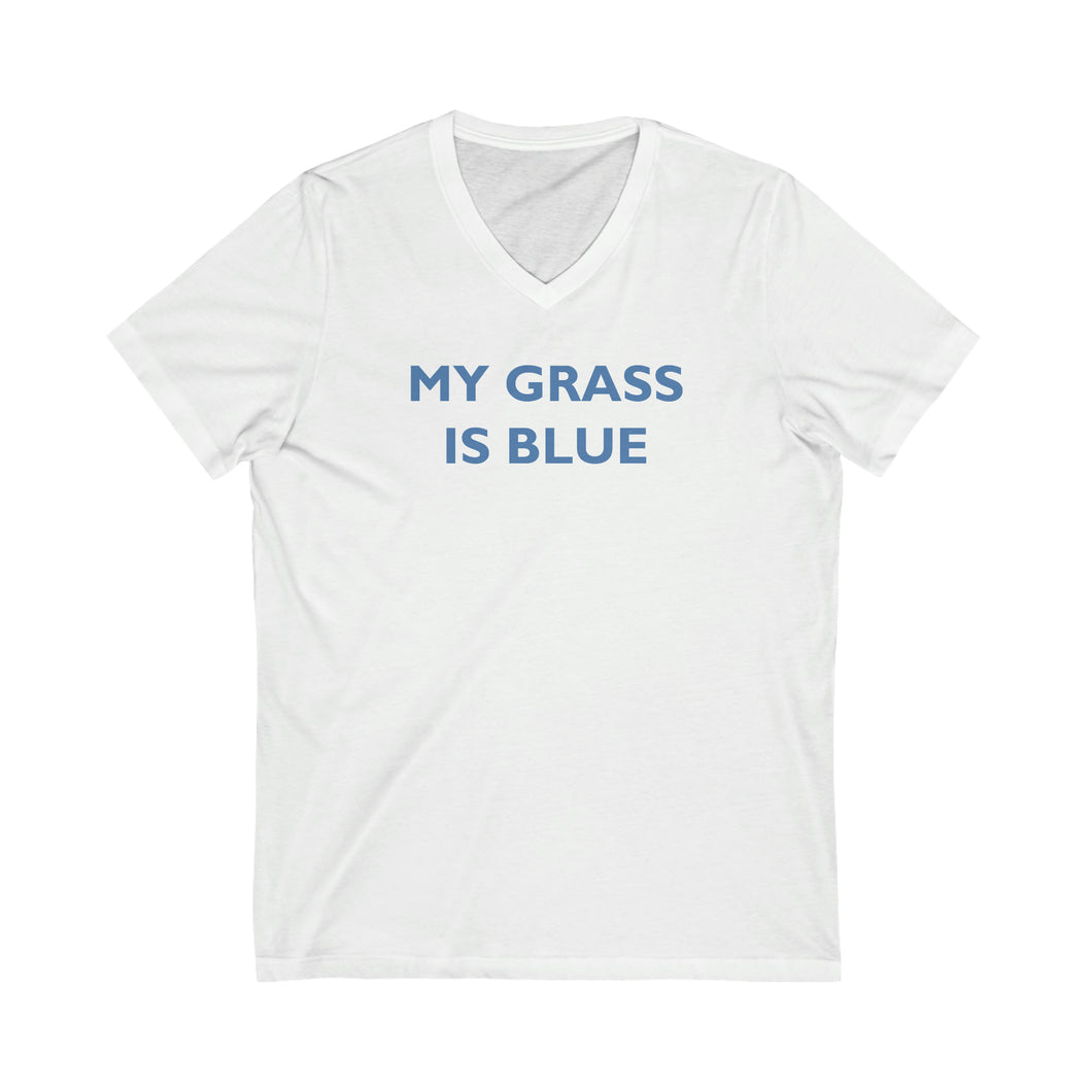 My Grass Is Blue - V Neck Tee