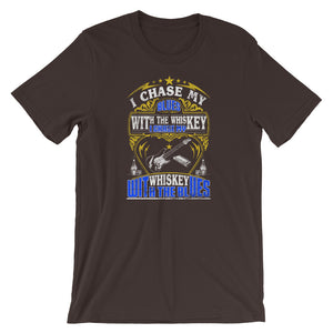 "Chase My Blues With the Whiskey"  T-Shirt