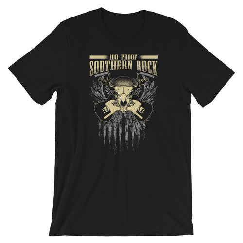 100 Proof Dueling Guitar T - Short-Sleeve Unisex T-Shirt